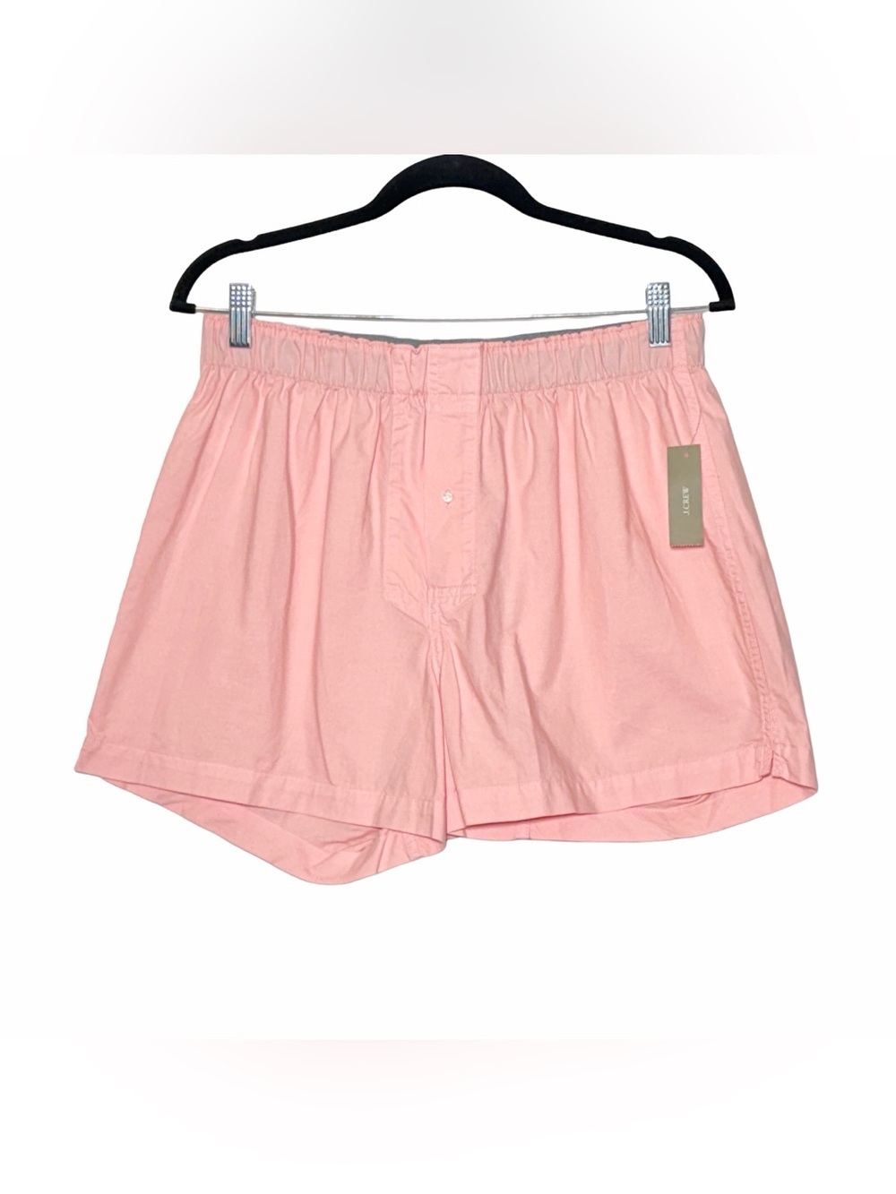 NEW J. Crew Boxer Short in Garment-Dyed
Broken-In Organic Cotton Oxford, Pink, M